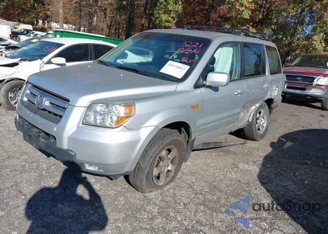 2006 Honda Pilot Ex-L from USA, damaged, VIN 2HKYF18756H543221